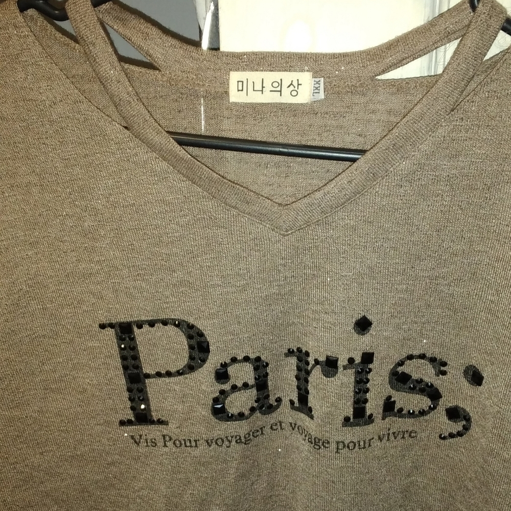 Beautiful Shirt from Shein Size XXL but fits more like a medium or large.
